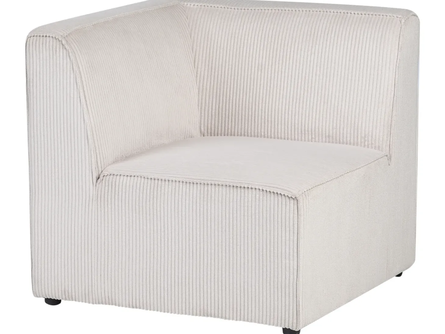 LEMVIG 2 personers Modulsofa Beige Fløjl
