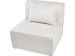 LEMVIG 3 personers Modulsofa Beige Fløjl