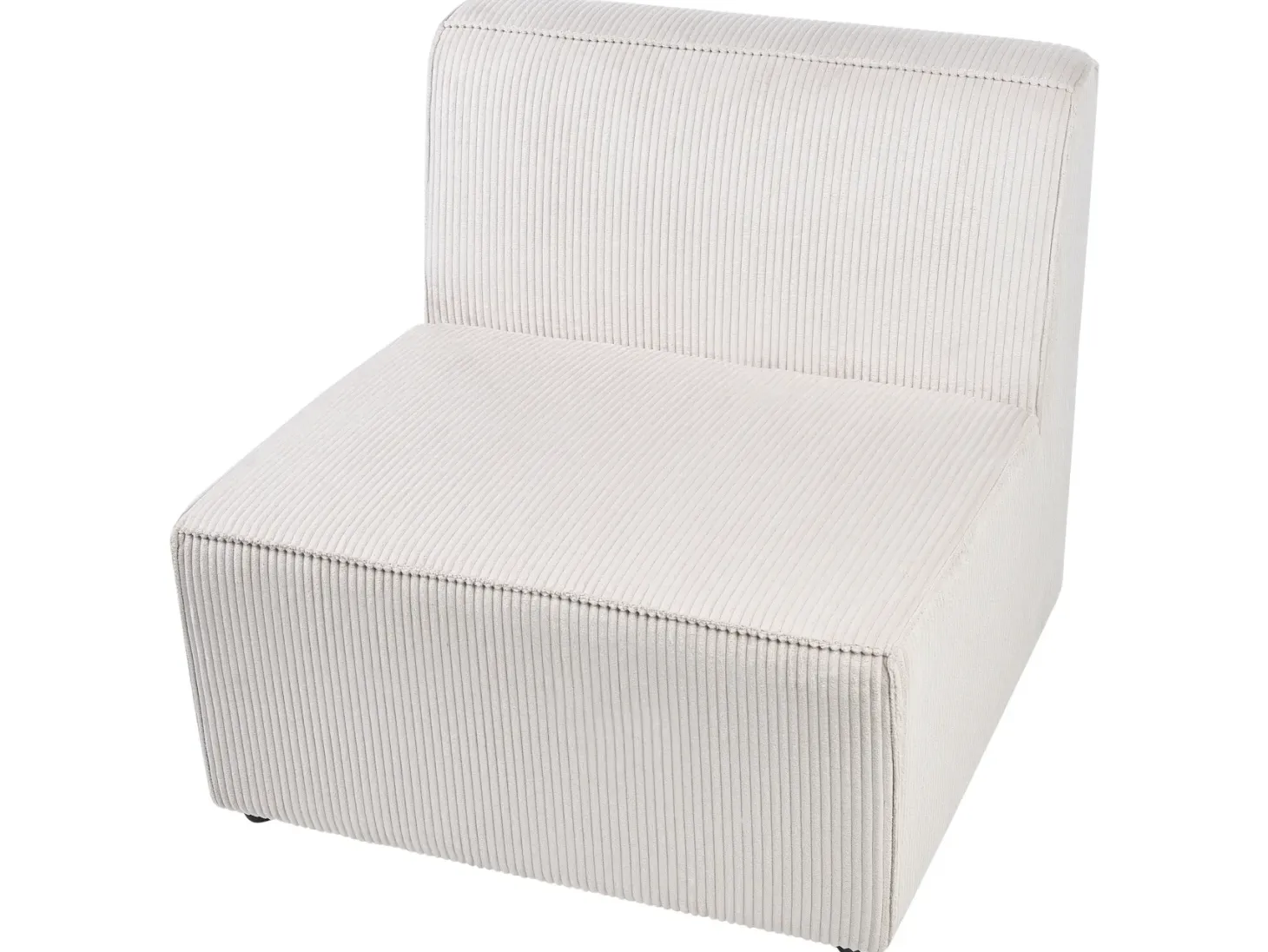 LEMVIG 3 personers Modulsofa Beige Fløjl