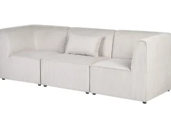 LEMVIG 3 personers Modulsofa Beige Fløjl