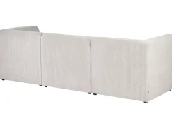 LEMVIG 3 personers Modulsofa Beige Fløjl