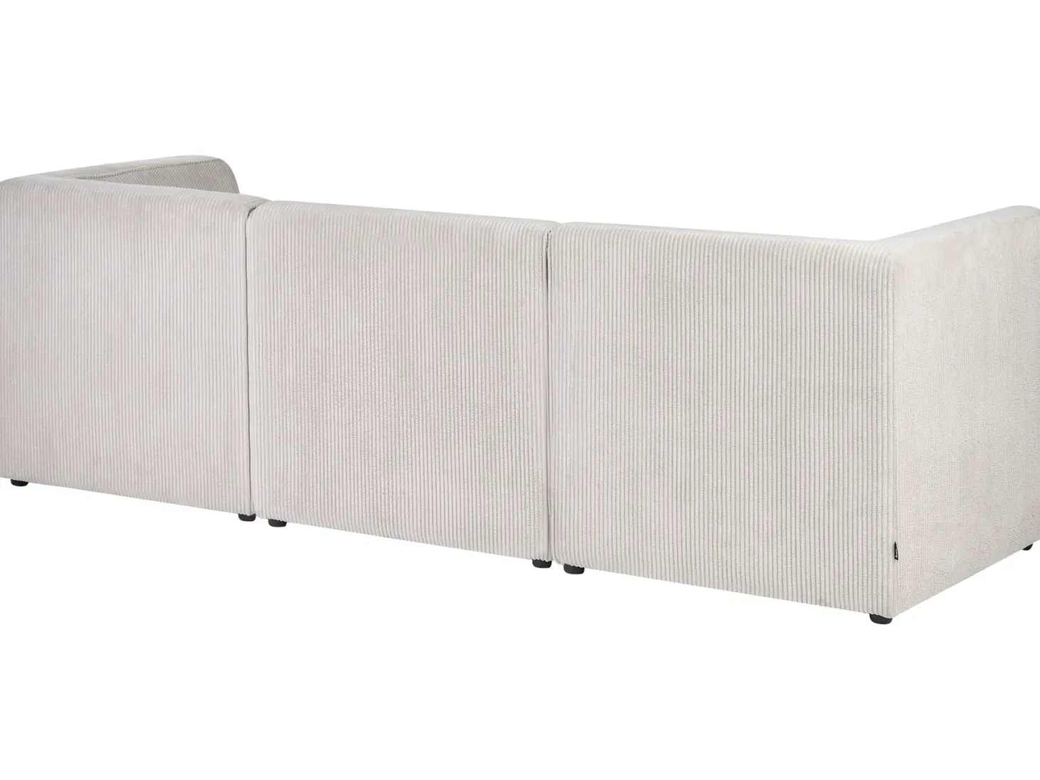 LEMVIG 3 personers Modulsofa Beige Fløjl