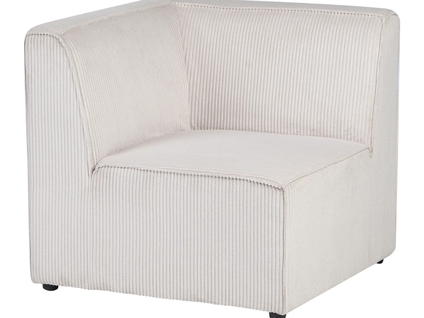 LEMVIG 3 personers Modulsofa Beige Fløjl