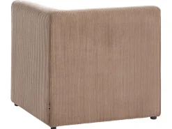 LEMVIG 2 personers Modulsofa Sand Beige Fløjl