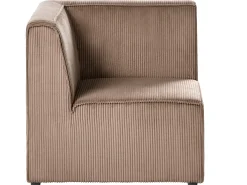 LEMVIG 2 personers Modulsofa Sand Beige Fløjl