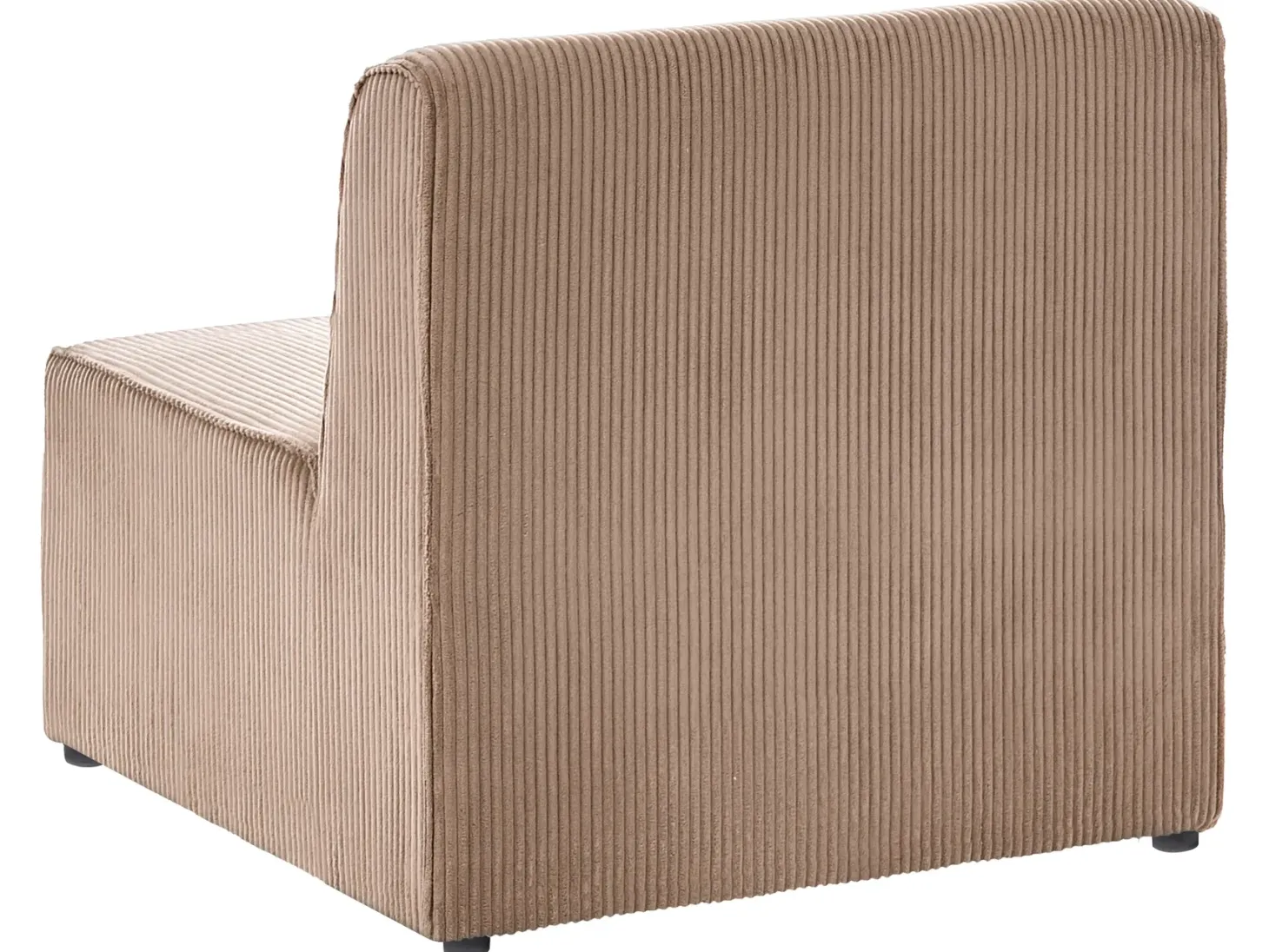 LEMVIG 3 personers Modulsofa Sand Beige Fløjl