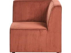 LEMVIG 2 personers Sofa Guldbrun Fløjl