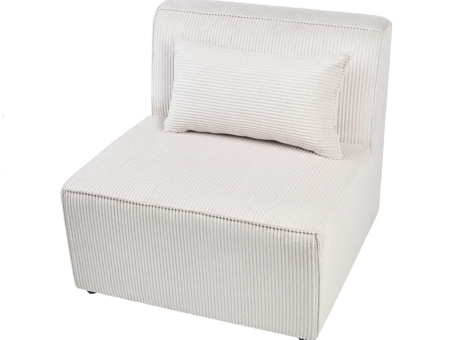 LEMVIG Stol Modul Beige Fløjl