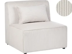 LEMVIG Stol Modul Beige Fløjl