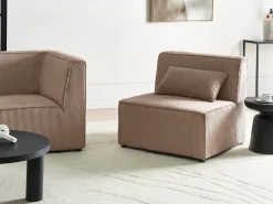 LEMVIG Stol Modul Sand Beige Fløjl