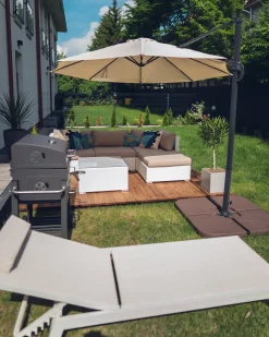 Liggestol CATANIA Metal Beige