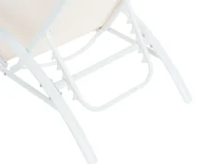 Liggestol GAETA Metal Beige