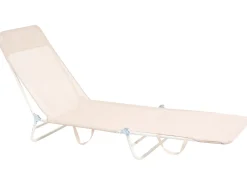 Liggestol KASTORIA Metal Beige