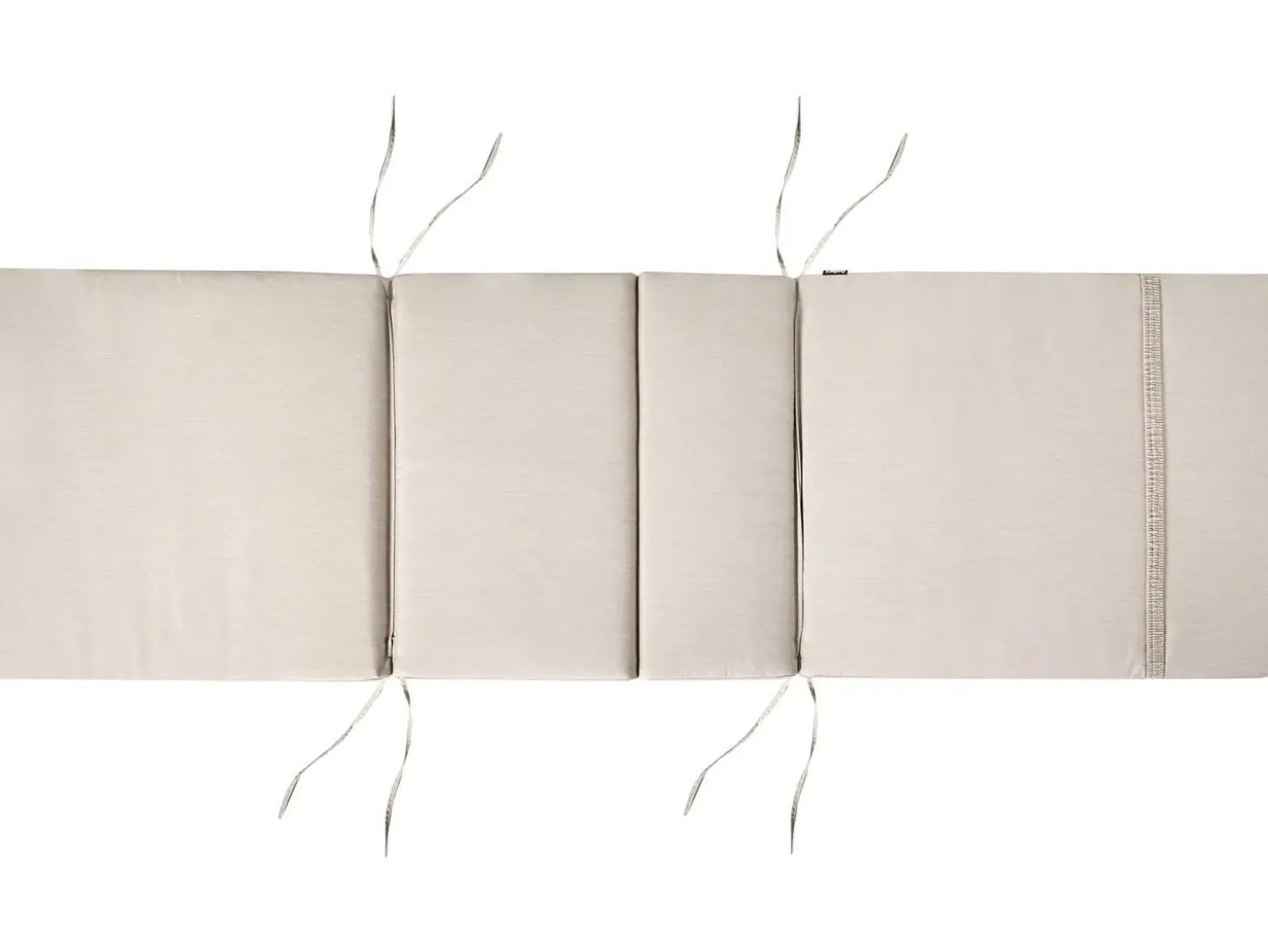 Liggestol med hynde AMANTEA PREMIUM Akacietræ Lys Beige