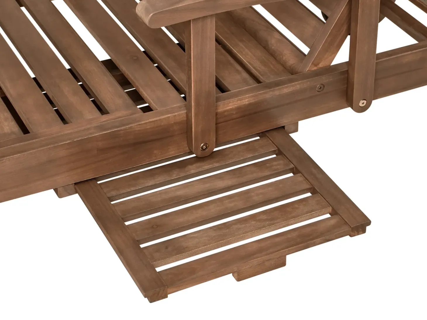 Liggestol med hynde AMANTEA PREMIUM Akacietræ Lys Beige
