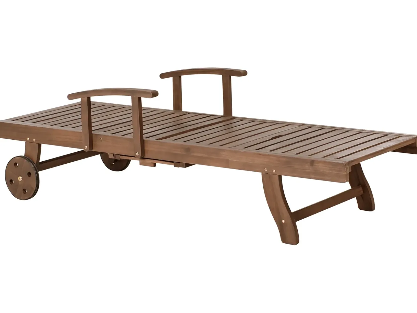 Liggestol med hynde AMANTEA PREMIUM Akacietræ Lys Beige
