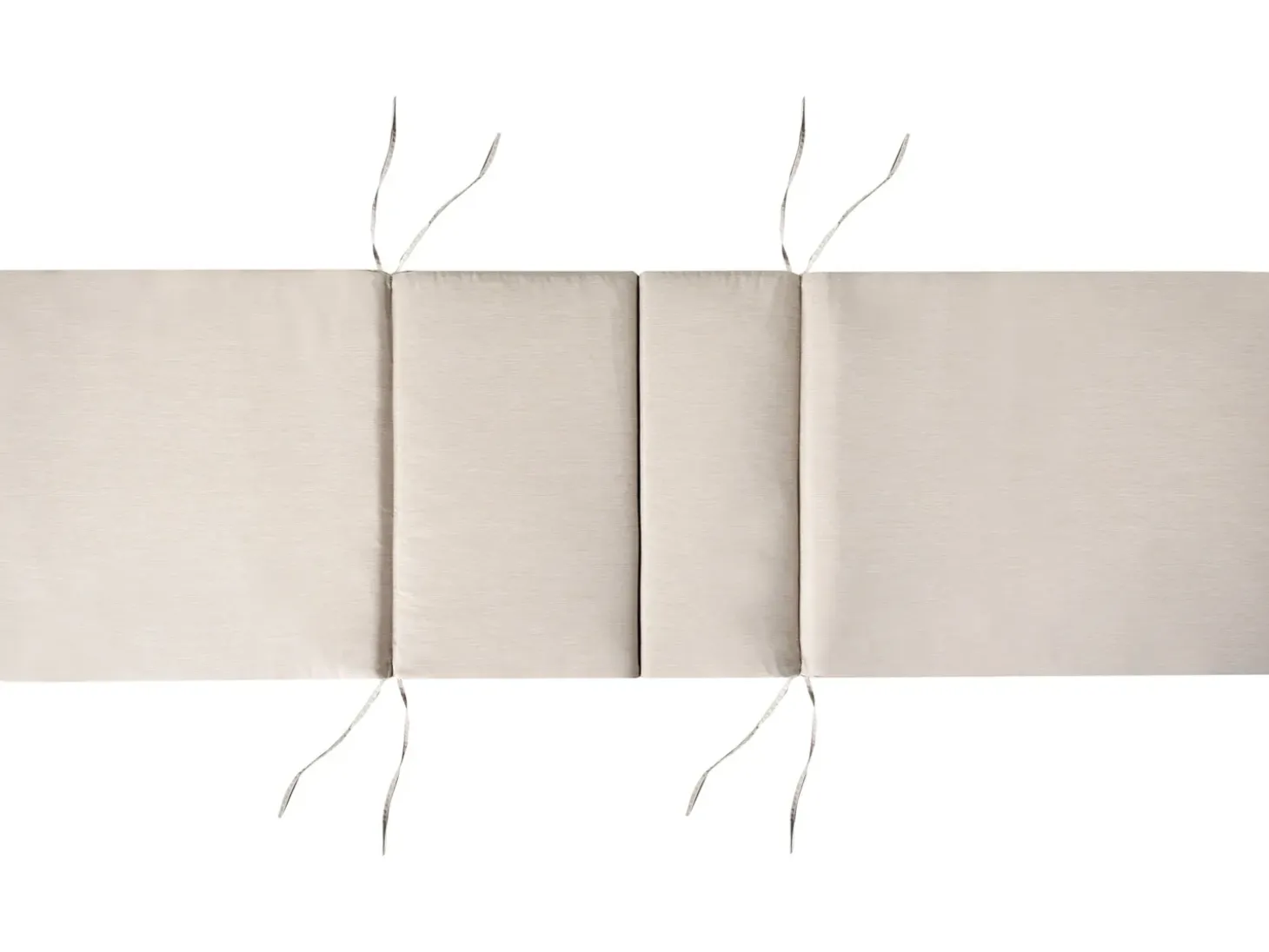 Liggestol med hynde AMANTEA PREMIUM Akacietræ Lys Beige