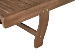 Liggestol med hynde AMANTEA PREMIUM Akacietræ Lys Beige