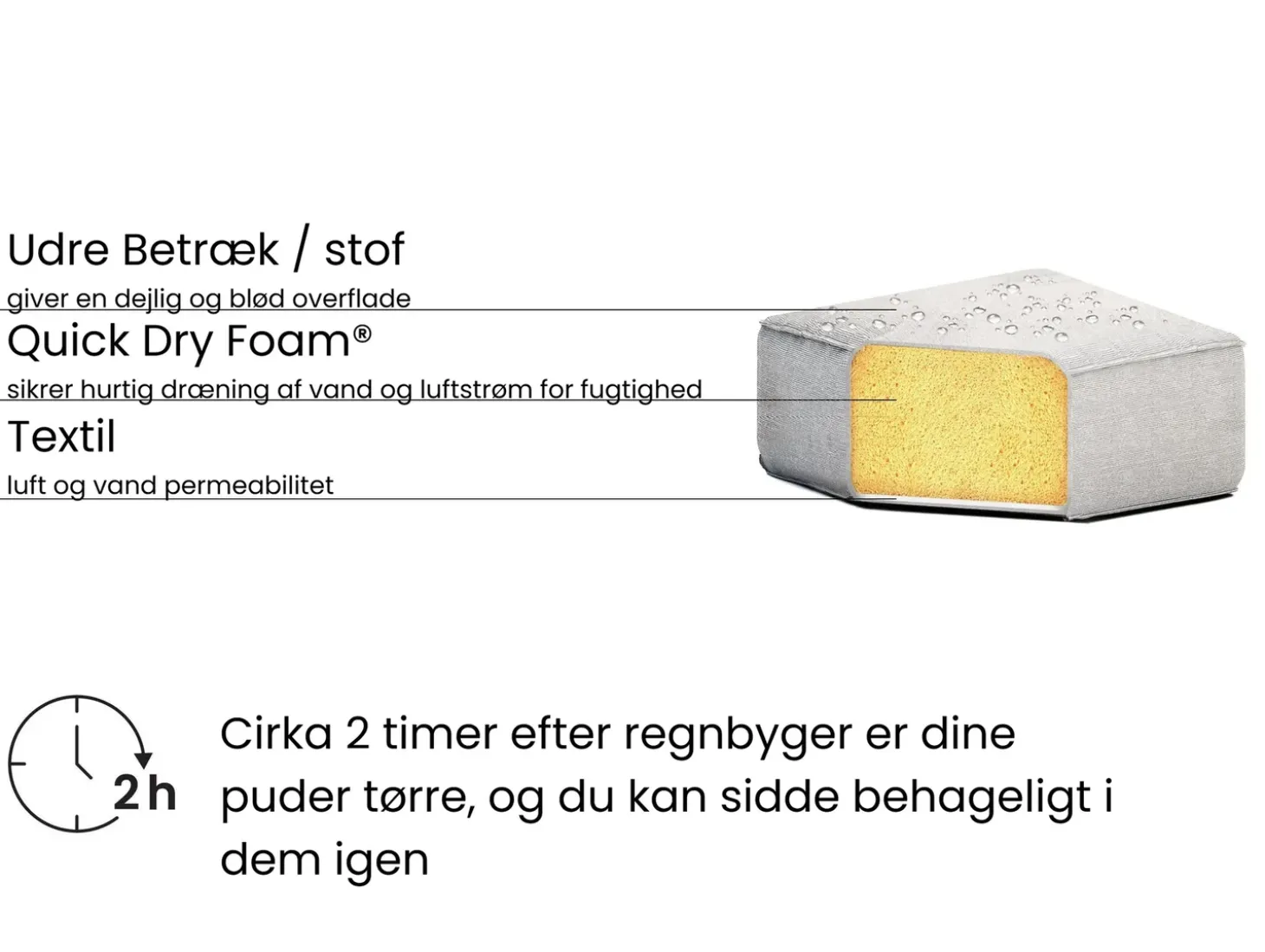 Liggestol med hynde AMELIA Metal Lys Beige