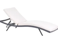 Liggestol med hynde AMELIA Metal Lys Beige