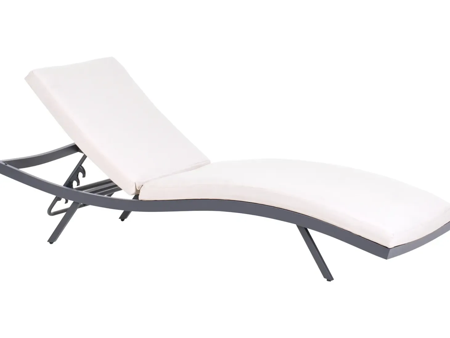 Liggestol med hynde AMELIA Metal Lys Beige