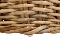 Liggestol med hynde BELSITO Rattan Naturlig