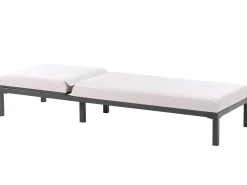 Liggestol med hynde LARIANO Metal Lys Beige