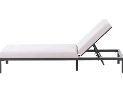 Liggestol med hynde LARIANO Metal Lys Beige