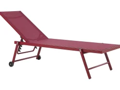 Liggestol PORTOFINO Metal Bordeaux