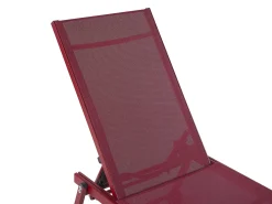 Liggestol PORTOFINO Metal Bordeaux