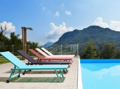 Liggestol PORTOFINO Metal Hvid