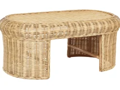 LIVADEIA 5 personers Loungesæt med bord Naturlig Rattan