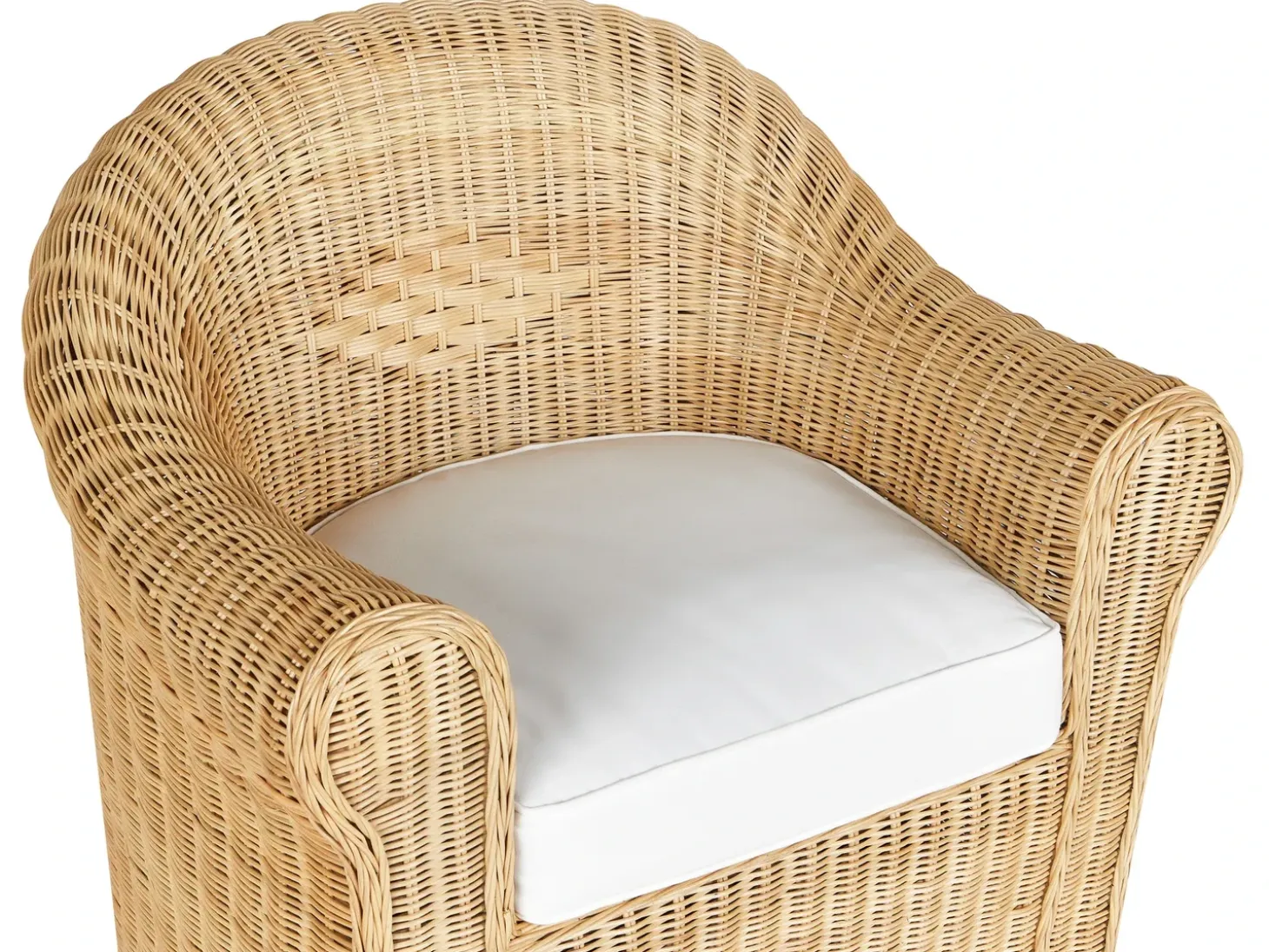 LIVADEIA 5 personers Loungesæt med bord Naturlig Rattan