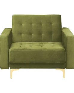 Lænestol ABERDEEN Velour Grøn