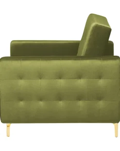Lænestol ABERDEEN Velour Grøn