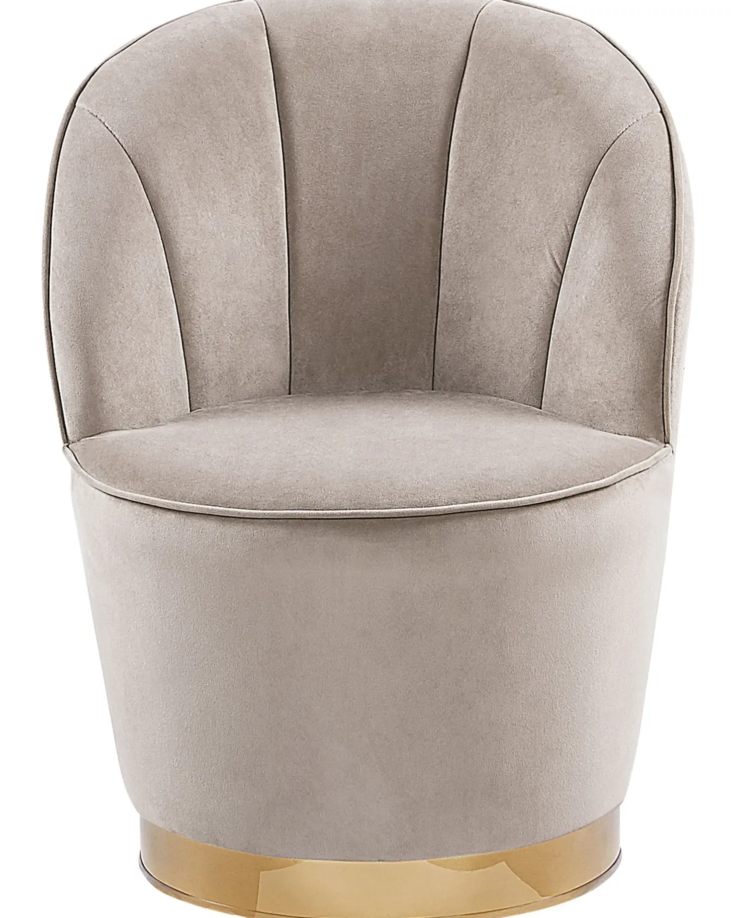 Lænestol ALBY Velour Lys Beige