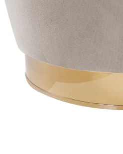Lænestol ALBY Velour Lys Beige