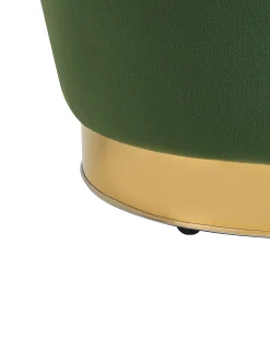 Lænestol ALBY Velour Mørkegrøn
