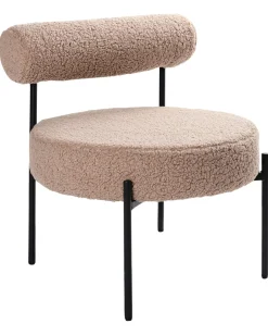 Lænestol ALPHA Boucle Brungrå