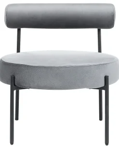 Lænestol ALPHA Velour Grå