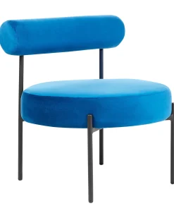 Lænestol ALPHA Velour Navy Blå