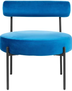 Lænestol ALPHA Velour Navy Blå