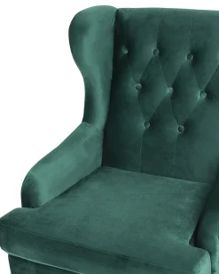 Lænestol ALTA Velour Mørkegrøn
