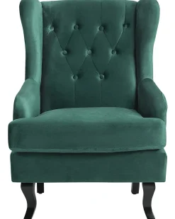Lænestol ALTA Velour Mørkegrøn