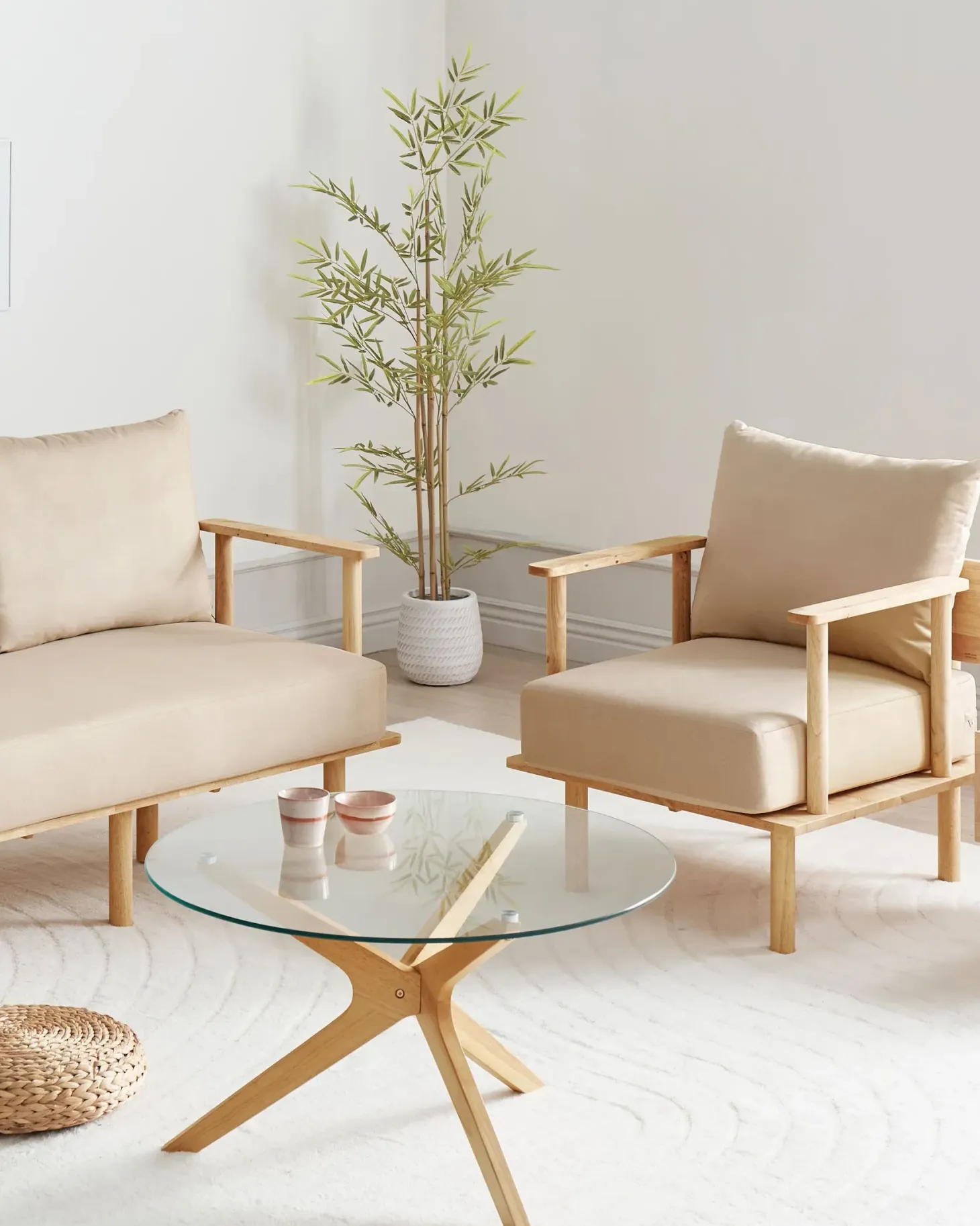 Lænestol ASKER Sand Beige