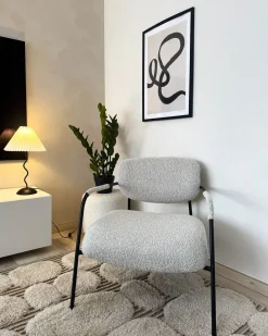 Lænestol AUSVIKA Lys Beige