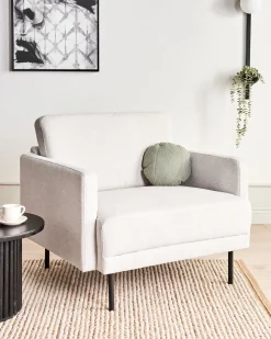 Lænestol BREDA Lys Beige