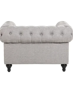 Lænestol CHESTERFIELD Lysegrå