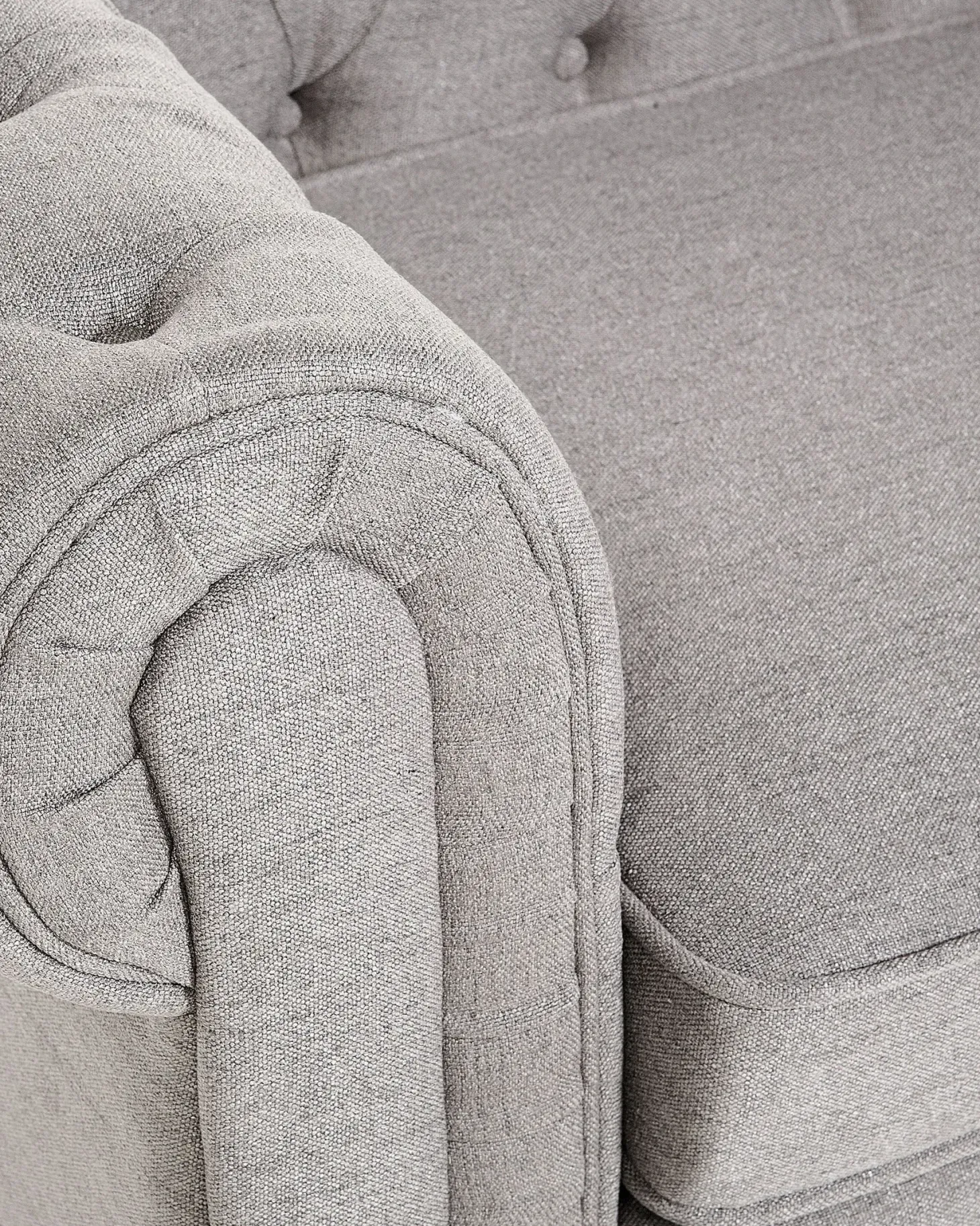 Lænestol CHESTERFIELD Lysegrå