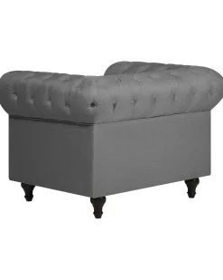 Lænestol CHESTERFIELD Lysegrå